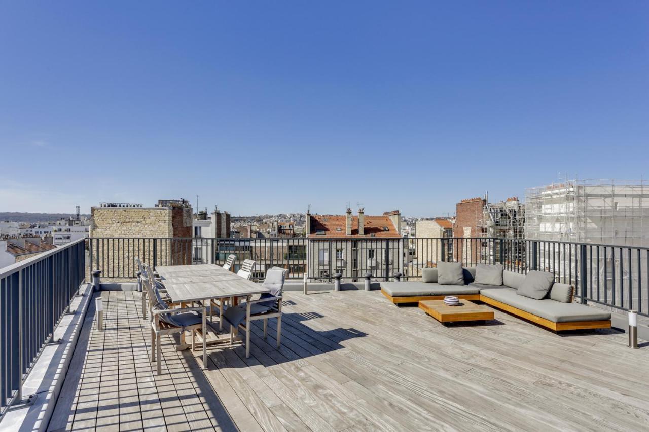 Roland Garros: Triplex de luxe avec toit terrasse Boulogne-Billancourt Extérieur photo
